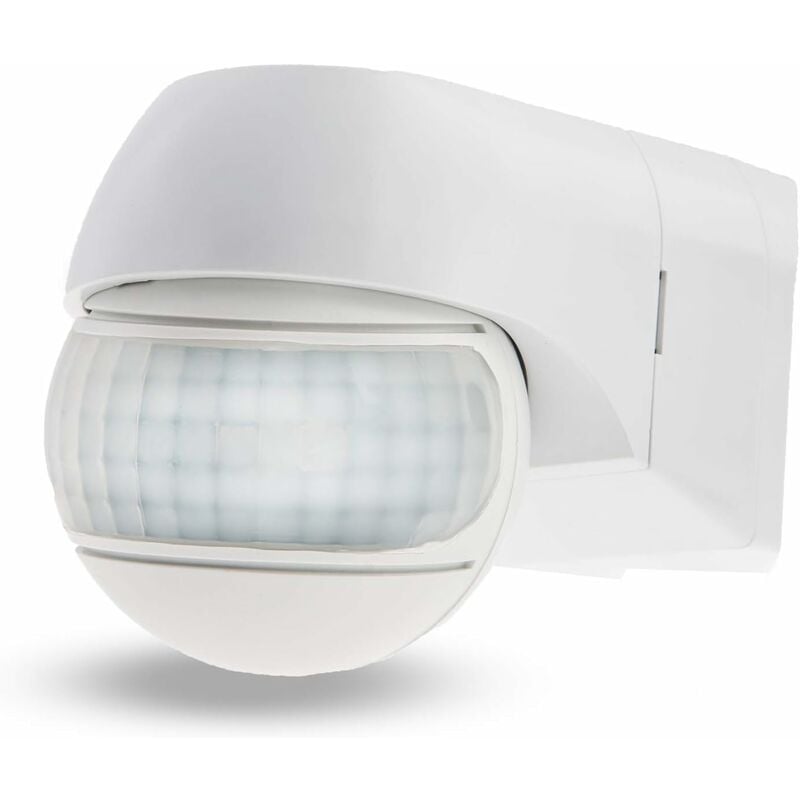 Heguyey - Capteur infrarouge du corps humain, Highly Sensitive 220°Motion Detector by 2 Sensors, Horizontally and Vertically Adjustable Head