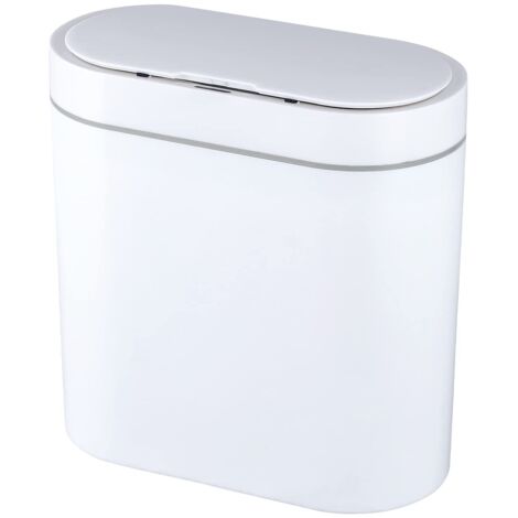 Motion Sensor Trash Can Waterproof Slim Plastic Space Saving Intelligent Sensor Bin