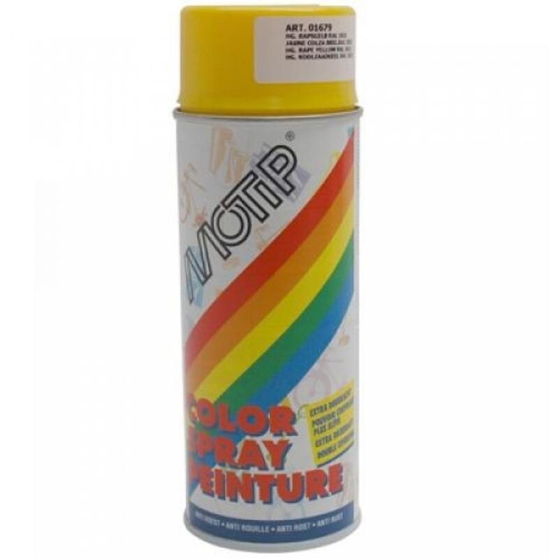 Plastikote Motip Lackspray Gelb Colsa Glänzend Ral1021 400ml M01679 Auto Für