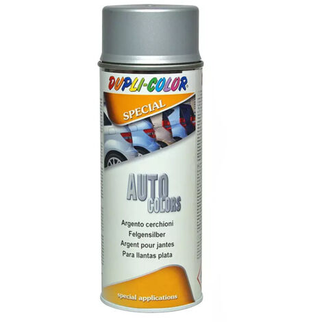 Motip Dupli Vernice Spray per Cerchioni Auto - Argento - 400 ml
