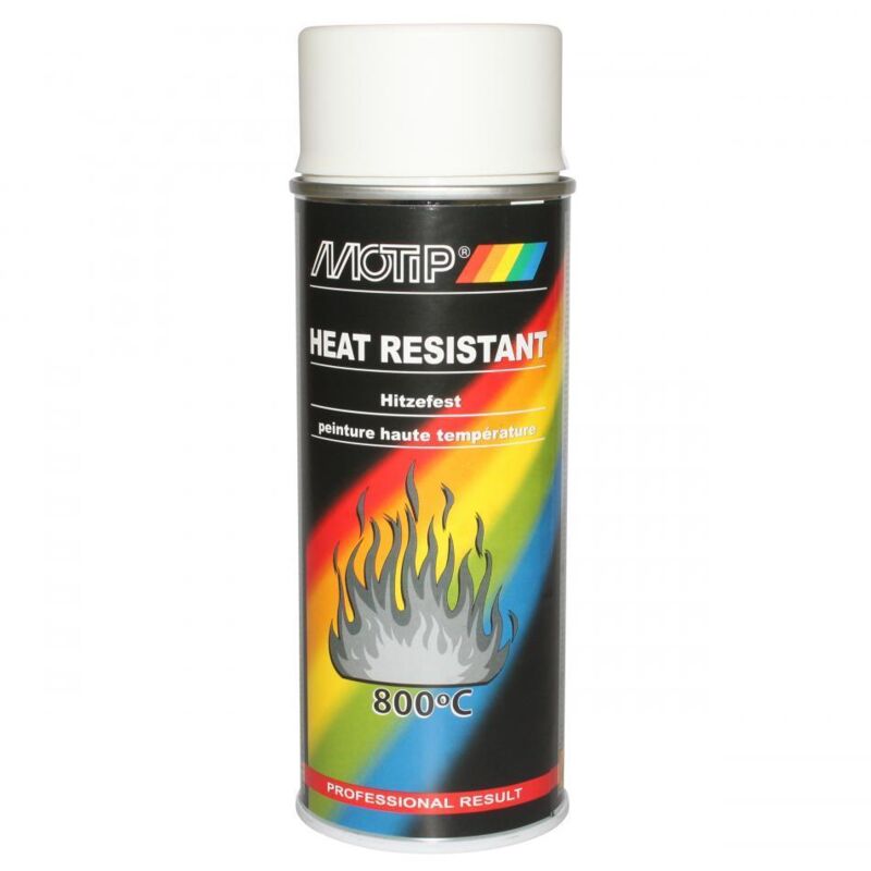 Weiße Hochtemperatur-lackspraydose 800°c Motip 04036 400ml Für