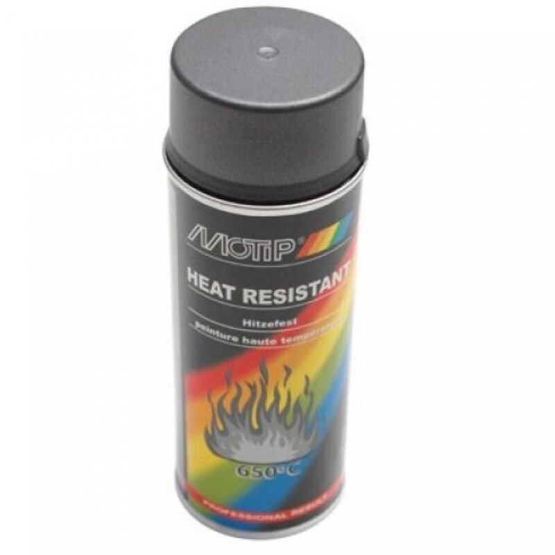 European Aerosols Motip Lackspray Anthrazit Hochtemperatur 800° 400ml M04037 Auto