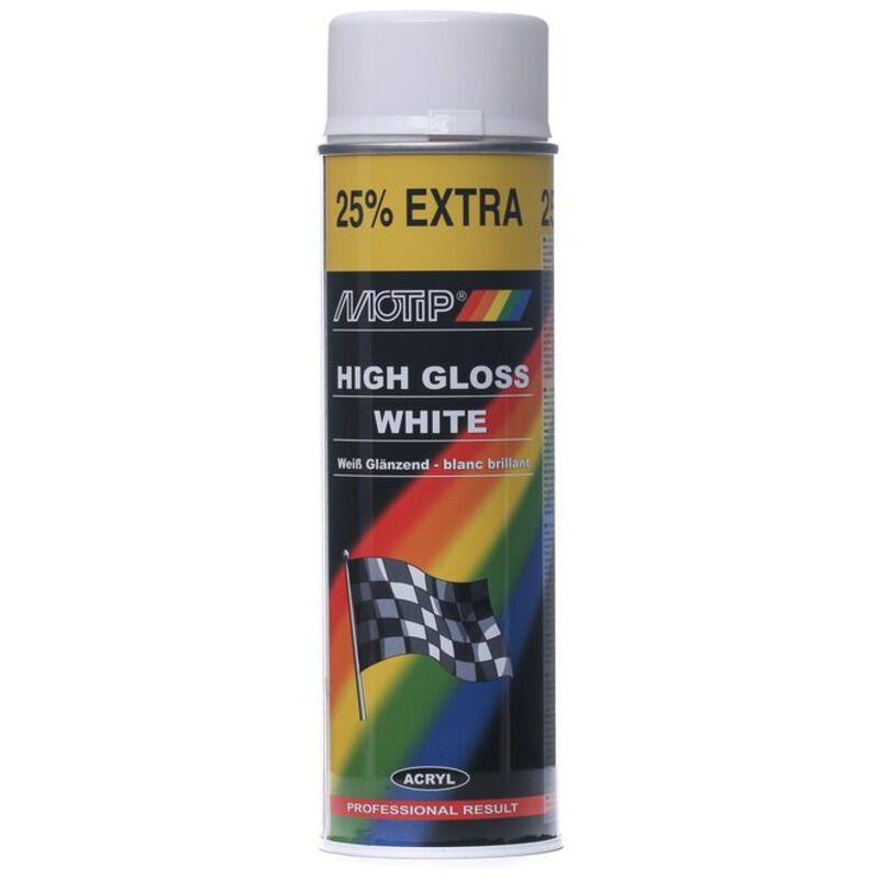 European Aerosols Weiß Er Glanz-Spray 500Ml