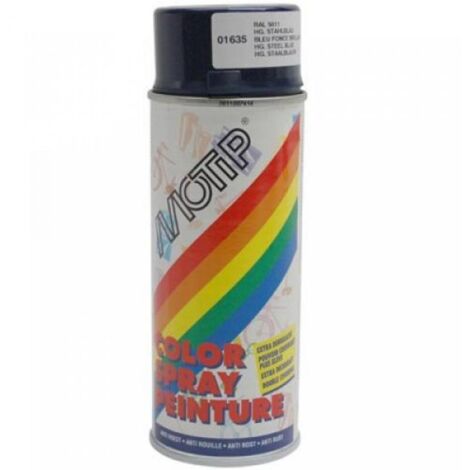 motip lackspray stahlblau glänzend ral5011 400ml m01635 auto für