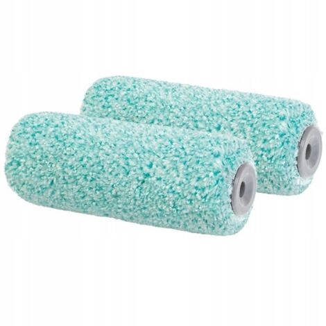 MOTIVE 2x ROULEAU À PEINTURE FIBRE VERTE 10CM / 10MM FI 6MM 030 641