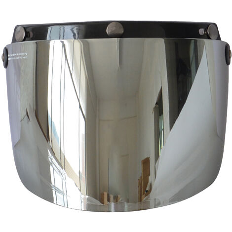 Moto Anti-UV Anti-Rayures Casques Lentille Mode Visière Vent Bouclier Lentille Universel pour Standard 3-Snap Open Face Casques
