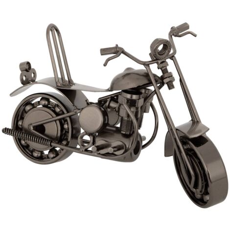 Moto decorativa imran l.20cm metallo - Atmosphera créateur d'intérieur