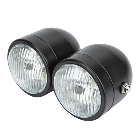 Moto double phare moto pièce de Modification double lampe (sans support)
