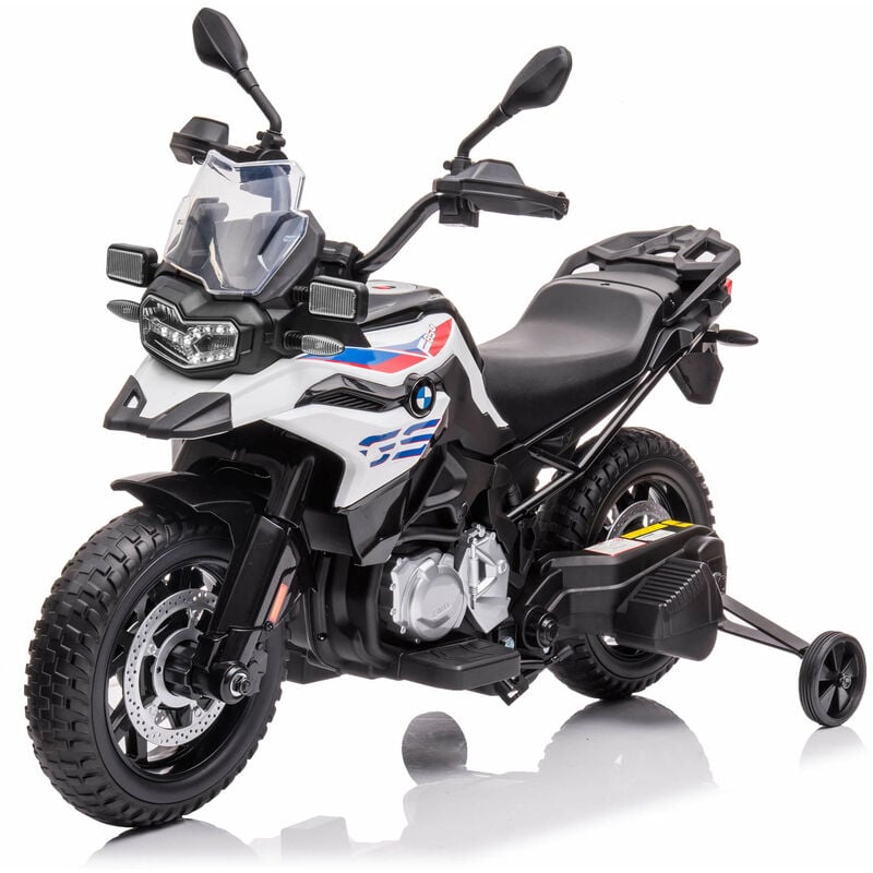 BMW - Moto Elettrica per Bambini 12V con Licenza f 850 gs Bianca