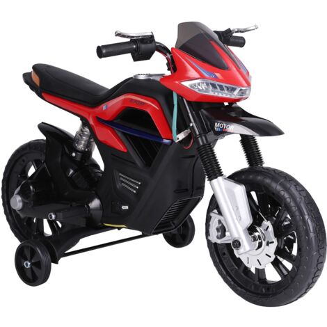 Moto Elettrica per Bambini 6V  Rossa