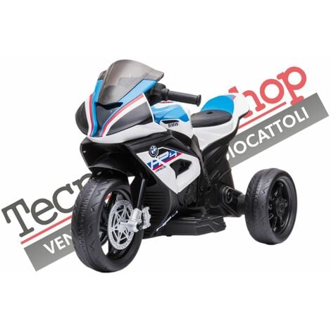 HOMCOM Moto Elettrica per Bambini 3-6 Anni Max. 25kg con Luci