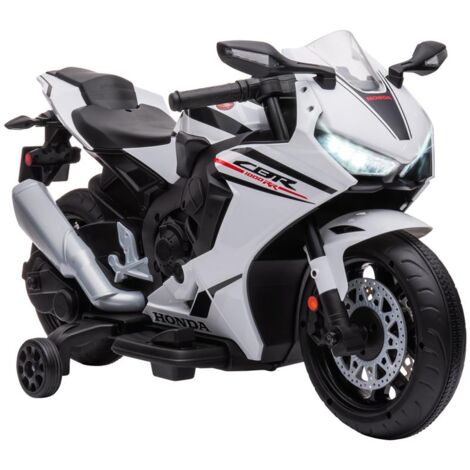MOTO ELETTRICA PER BAMBINI CON LICENZA HONDA. BATTERIA 6V RICARICABILE. VELOCITÓ 3KM/H. BIANCO