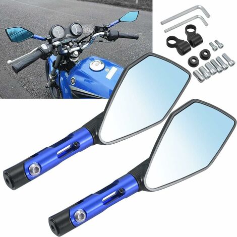 Rétroviseur de Moto Rétroviseur De Moto 2 Pièces, Réflecteur De Guidon  Réglable, Rétroviseur Latéral De Moto Transparent Pour  Chopper,Cruiser,Bobber : : Auto et Moto