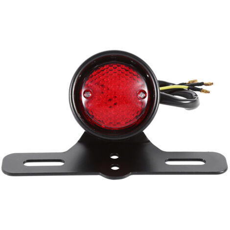Moto LED rétro rouge feu stop frein arrière pour Honda/Yamaha