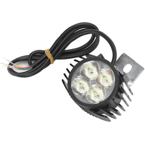 Moto Phare LED Avant IP65 Étanche 1000LM Lampe Frontale pour ATV UTV Scooter Moto Tout Terrain