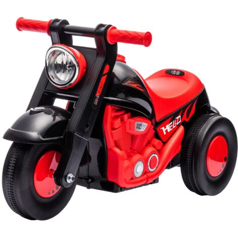Moto porteur enfant moto draisiènne avec musique et bulles roues larges pour enfants de 2 à 5 ans 80 x 35,5 x 42 cm noir
