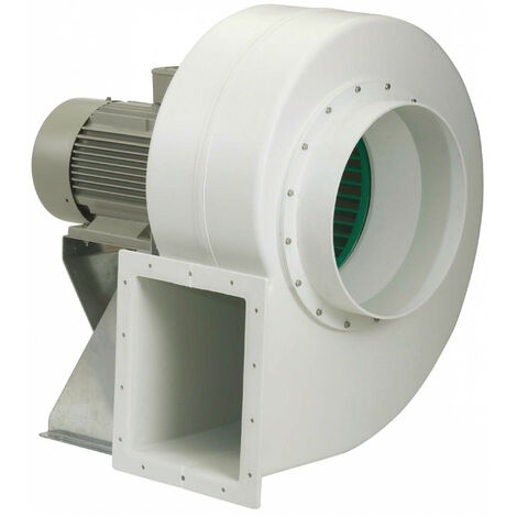 Moto-ventilateur centrifuge polypropylène, 1660 m3/h, 1,5 kW, triphasé 230/400V S&P (UNELVENT) 321367