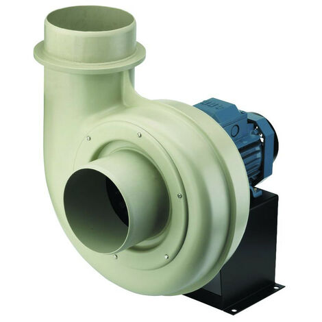 Moto-ventilateur centrifuge polypropylène, 1850 m3/h, 0,37 kW, triphasé 230/400V S&P (UNELVENT) 321464