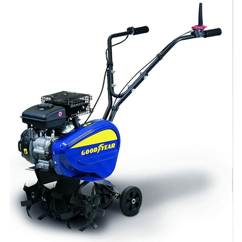 

Motoazada gasolina 1600W ancho de trabajo 21 - 42 cm ajustable con ruedas traseras