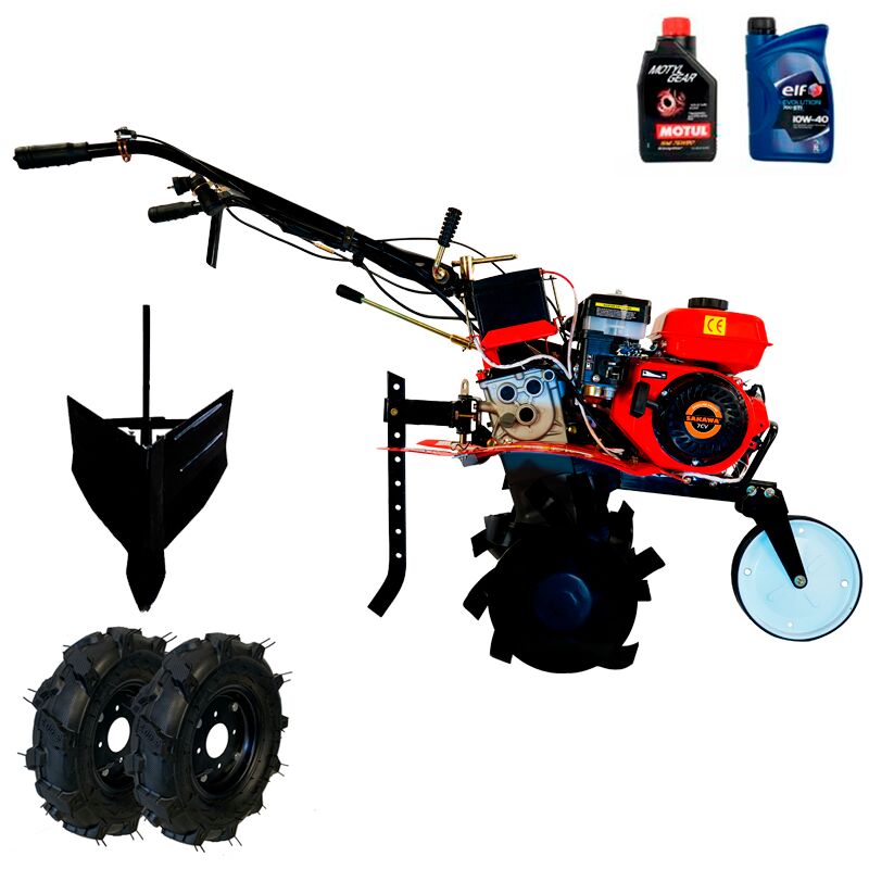

Motoazada Motocultor 7CV con Accesorios Arranque Eléctrico + Aceite