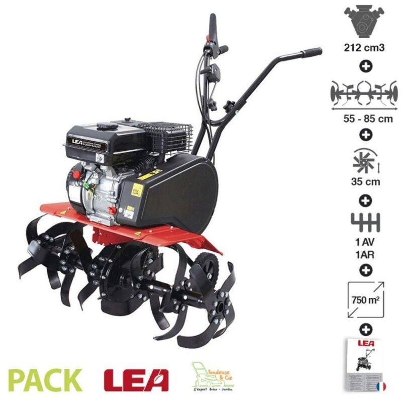 LEA - Motoculteur à essence LE42212-85W11 Dunsch de 7,02 cv