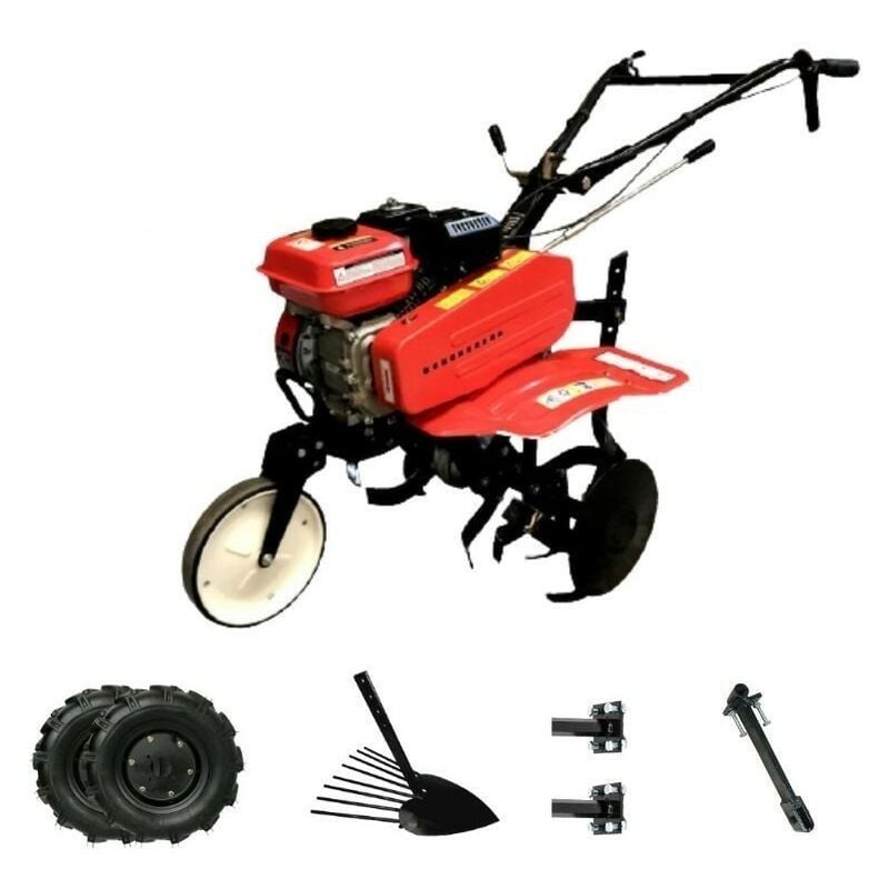 Sakawa - Motobineuse Motoculteur 7CV 3v avec Arracheuse de pommes de terre