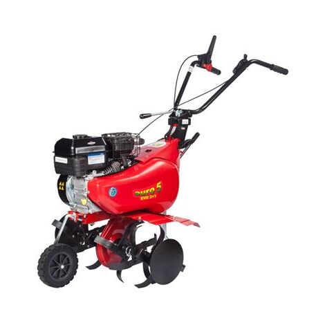 Motobineuse thermique 163 cc – Moteur HONDA GX 160 – Puissance 3.6 kW – 6 fraises boulonnées – Largeur de travail 75 cm – Profondeur 24 cm – Eurosystems
