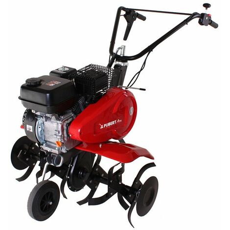 Motobineuse thermique 212 cm³ – 6 fraises Ø320 mm – Largeur de travail 60-80 cm – Transmission chaîne et pignons – Pour grands jardins – Pubert