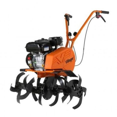 Motobineuse thermique 6,5 Cv Briggs et Straton vitesses 1 AV-1 AR largeur travail 85cm Villager VTB 8511B