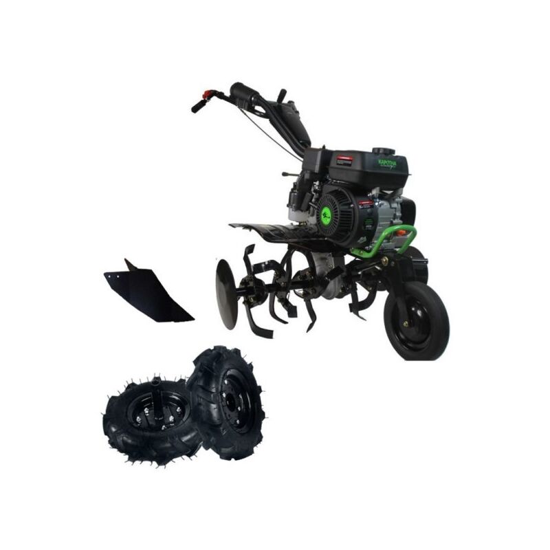 Motobineuse professionnelle à essence 208cc 7CV 90cm Kapotha avec kit agricole Exdemo