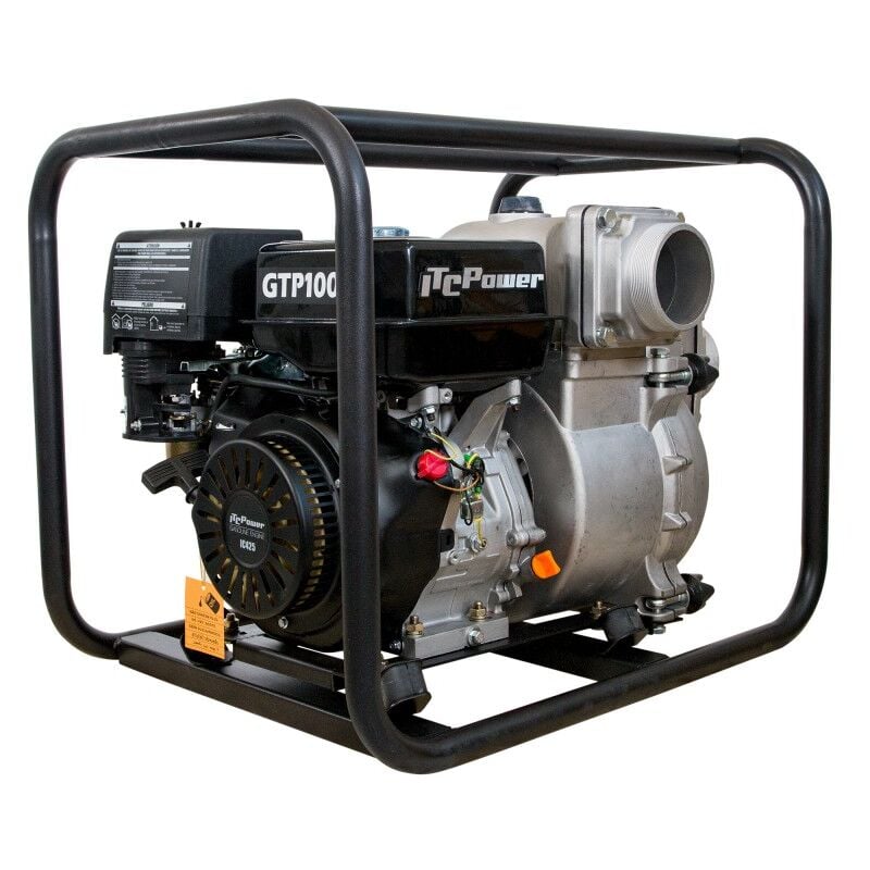 

Motobomba IT-GTP100X Aguas Cargadas (Gasolina) ITCPower, motor IC420 OHV con un diámetro de 100 mm (4"), con un caudal 102 m3/h (1.700 L/min), altura