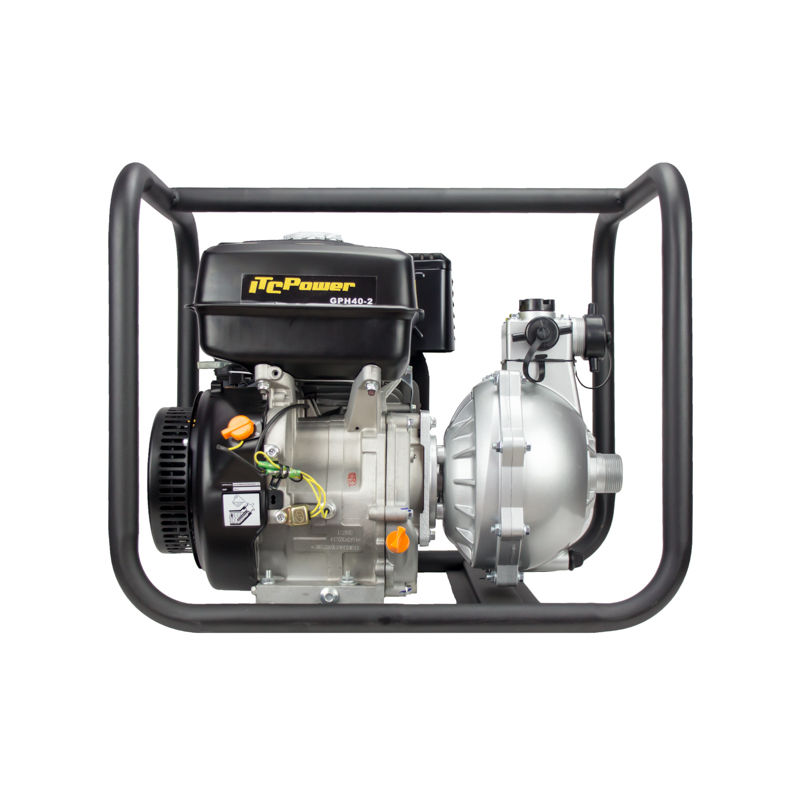 

MotobombaIT-GPH40-2 de Alta presión motor IC390 OHV, potencia nominal 13 HP,con un diámetro de 40mm ( 1 1/2').Caudal máximo de 21m3/h (350 L /m),