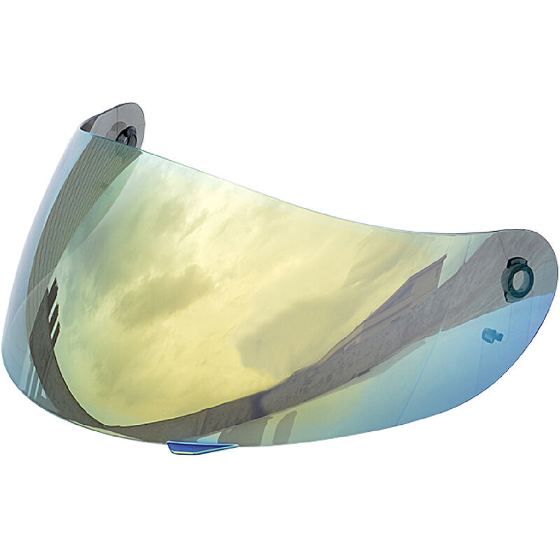 

Happyshop - Motocicleta Anti-UV Anti-Scratch Wind Shield Cascos Reemplazo de visera de lente para K3 / K4,Oro