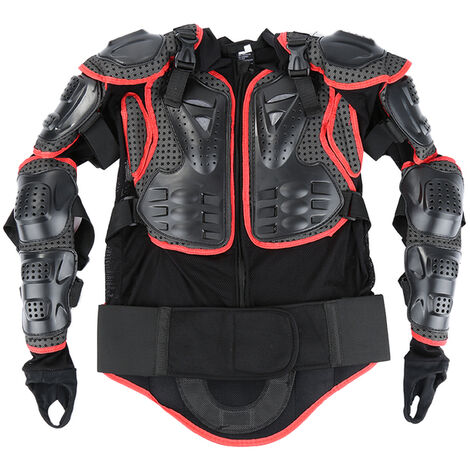 Motocross Protecteur Racing Armure Protecteur Moto Veste Moto équipement De Protection Moto Tortue Vêtements Vestes Taille S-XXXL,Rouge,S,Fédération de russie