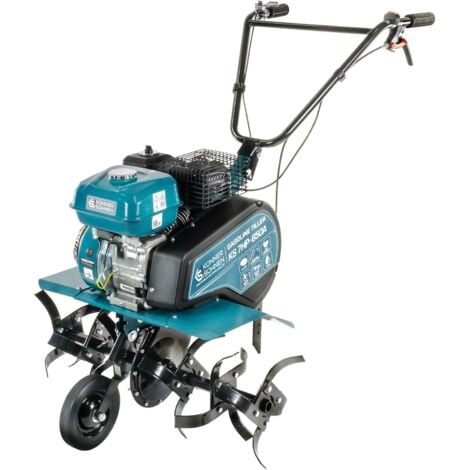 Motoculteur à Essence Könner & Söhnen KS 7HP-850A, entraînement Courroie/chaîne, Fraises forgées, soc réglable, Largeur de Travail ≤ 80 cm, Profondeur de labourage ≤ 31 cm, Moteur Thermique 7,0 CV.