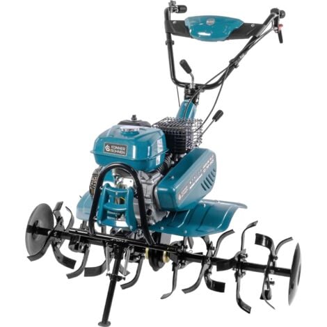 Motoculteur thermique 212 cc 7 CV, largeur de travail de 108 cm, fraises et roues - KS 7HP-950S