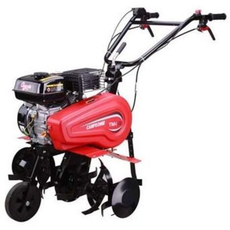 Motoculteur thermique 6,5 CV – Moteur 4 temps ECO200 – Largeur de travail 60-80 cm – 24 couteaux de 25 cm pour préparation du sol - tm-450g