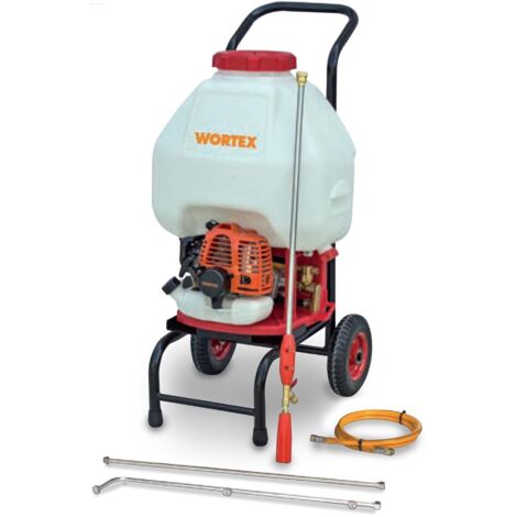 Motopompa Trolley 25 Litri 2 Tempi Irrorazione Diserbo Disinfestazione Wortex T25-T2