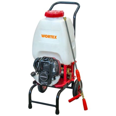 Motopompa Trolley 25 Litri 4 Tempi Irrorazione Diserbo Disinfestazione Wortex T25-T4