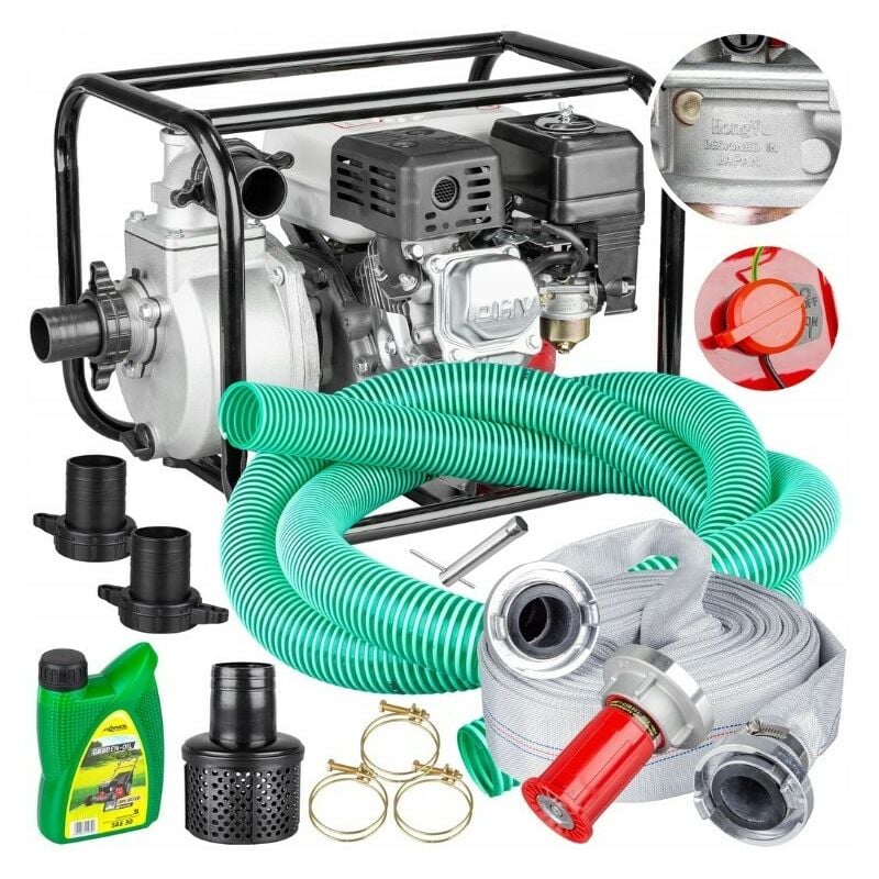 Motopompe à combustion Lex 6500 w 600 l-h