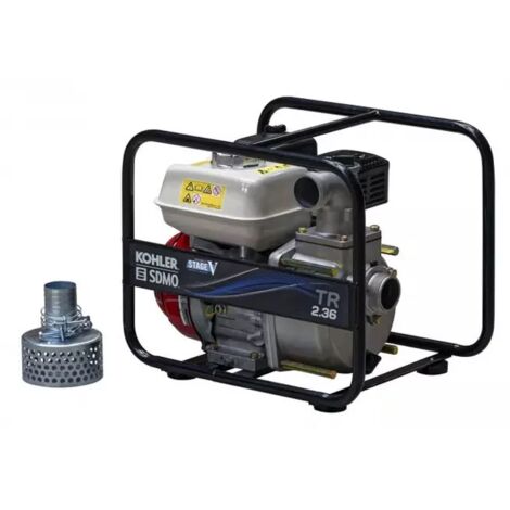 Motopompe essence SDMO 36 m3/h Eaux chargées moteur HONDA