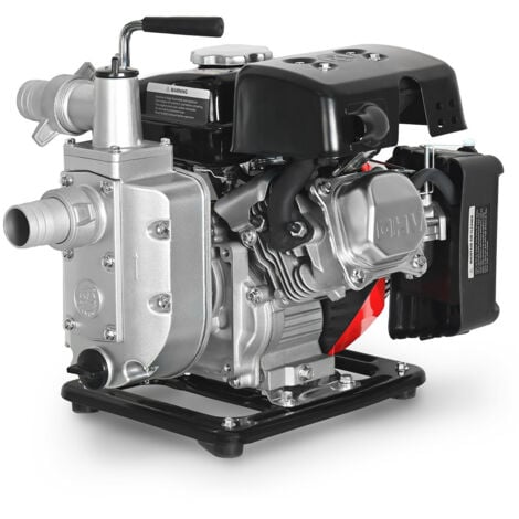 Motopompe pour le pompage et le déplacement de l'eau, 79cc, 2,6hp, débit maximum 12m3/h - hauteur de pompage maximum 18m - GREENCUT GWP200X