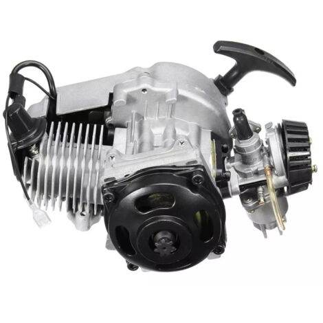 Motor de arranque para motores de gasolina de 2 tiempos de 47 a 49 cc para motocicletas, minimotos, motos todoterreno y scooters. Ampliamente utilizado en agricultura, jardinería y construcción.