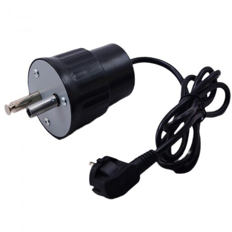 Motor de asador eléctrico de 1000 W, parrilla de aluminio para camping, kit de asador, carga nominal (enchufe UE)