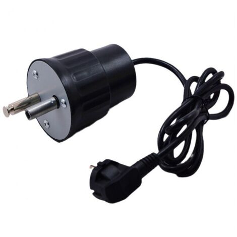 Motor de asador eléctrico de 1000 W, parrilla de aluminio para camping, kit de asador, carga nominal (enchufe UE)
