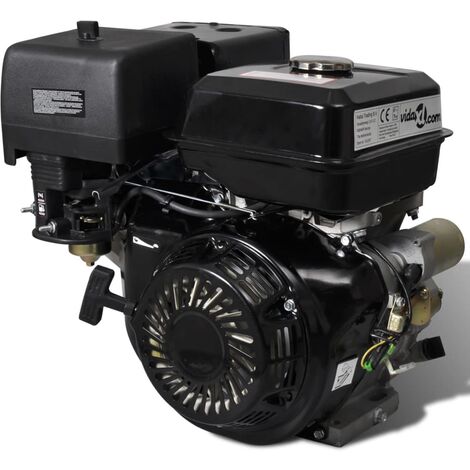 Motor de gasolina 15 HP 11 kW negro  