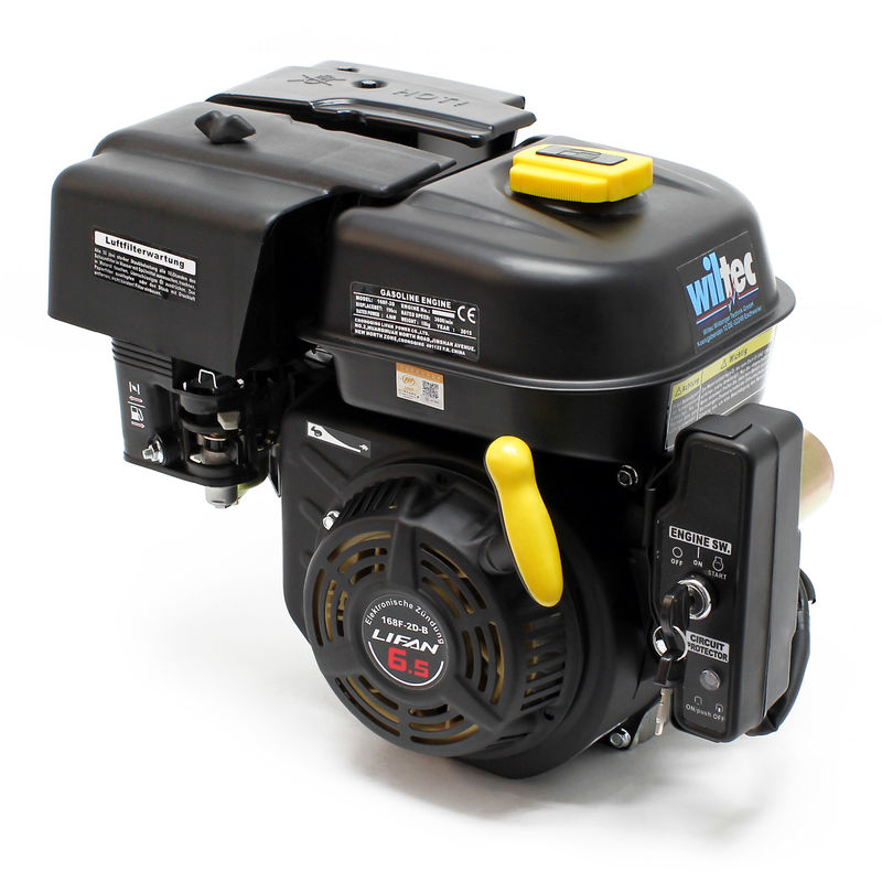 

Motor de gasolina LIFAN 168 4.8kW (6.5PS) 4-tiempos 20mm refrigerado por aire E-Start