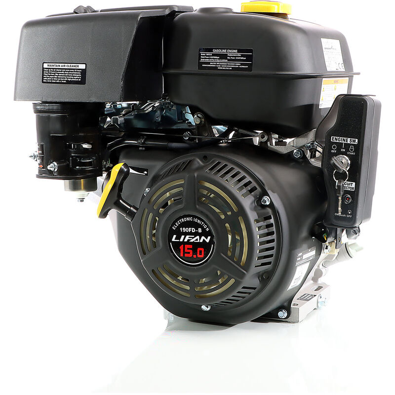 

Motor de gasolina LIFAN 190 10,5kW (15PS) 25mm con motor de kart E-Start