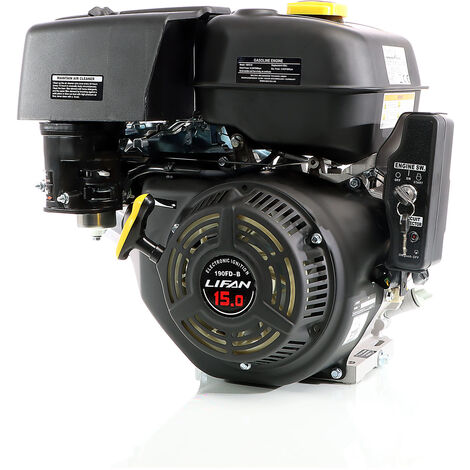 Motor de gasolina LIFAN 190 10,5kW (15PS) 25mm con motor de kart E-Start