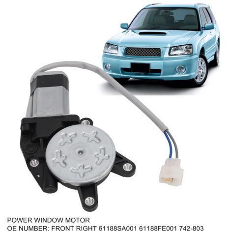 Motor de levage de vitre électrique pour Subaru Forester 2002-2008 - Moteur régulateur 2 pins avant gauche